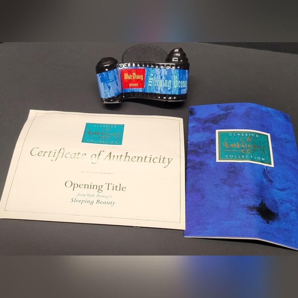 Walt Disney Classics Collection Sleeping Beauty Opening Title Filmstrip w/ COA